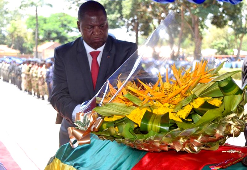 Hommage des autorités centrafricaines au défunt directeur général de la gendarmerie